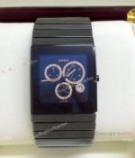 Rado Integral Jubile Black Matte Ceramic Watch Rado Copy Watches